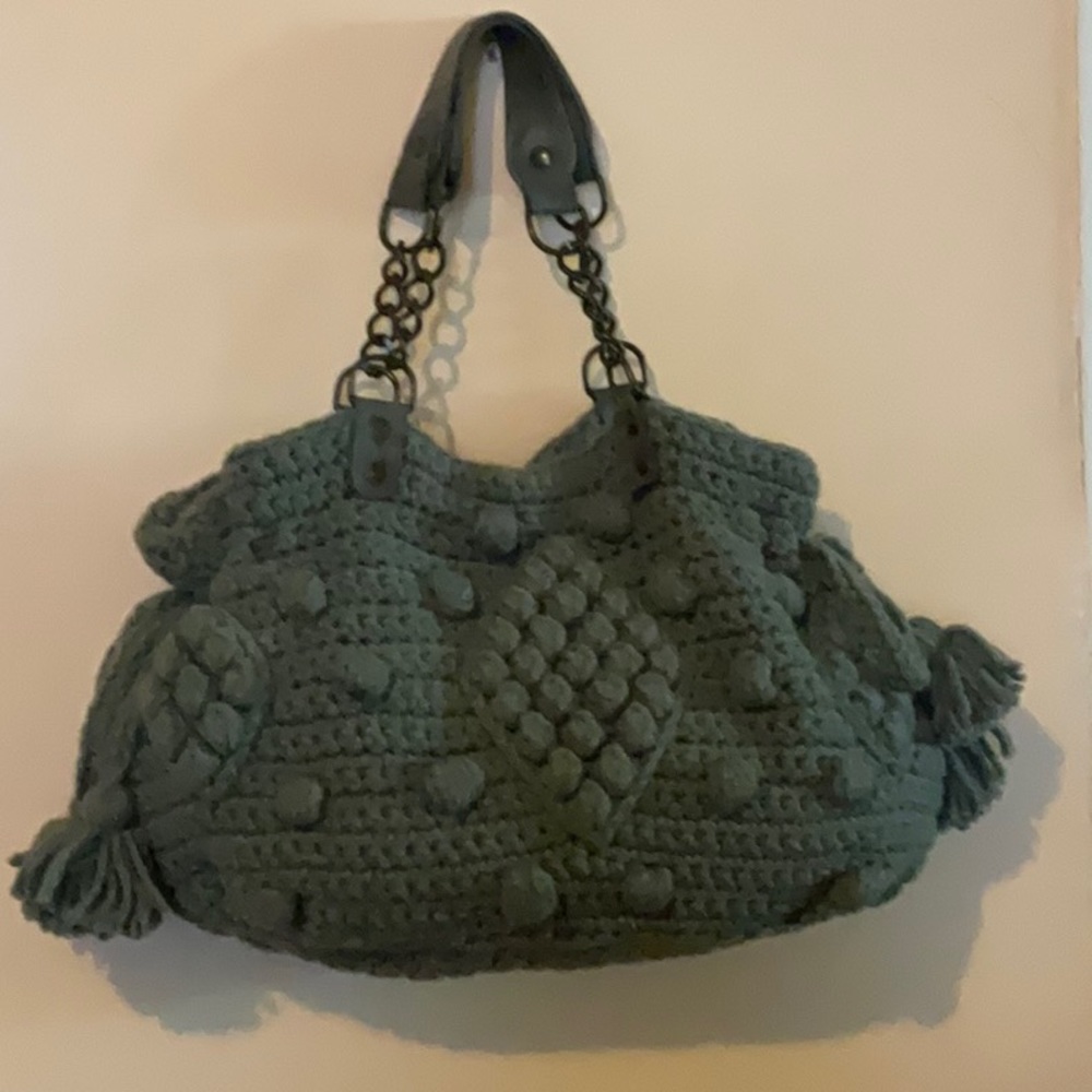 Gerard Darel Pompons Sweater Bag